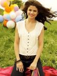 Selena Gomez Puts Big Smile During Dream Out Loud Commercial Filming