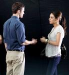 Mila Kunis and Justin Timberlake Chatty on the Set of 'Friends with Benefits'