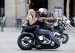Shakira Riding Bike Without Helmet and Dancing in Fountain for Video Shoot