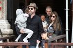 Brad Pitt and Angelina Jolie Took Zahara and Pax for Spa While in Hungary