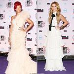 2010 EMAs' Fashion Watch: Rihanna, Miley Cyrus and More