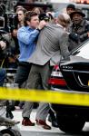 New Set Pics of 'Man on a Ledge': Sam Worthington Attacks and Is Escorted