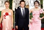 68th Golden Globes: Natalie Portman, Robert Pattinson, Lea Michele at Red Carpet