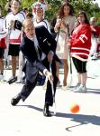 Prince William Tries His Hand at Street Hockey, Kate Middleton Sidelined