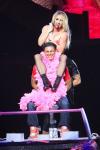 Britney Spears Sat on Top of Pauly D's Shoulders in Sexy Act