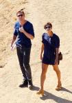 Eva Mendes Forgets Sensible Shoes When Going on a Hike With Ryan Gosling