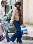 Pictures: Halle Berry Wears Wig and 70s Outfit on 'Cloud Atlas' Set
