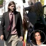 Ashton Kutcher and Demi Moore Seen Leaving Kabbalah Center Together