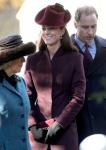 Kate Middleton Wows in Magenta for First Christmas With the Royal Family