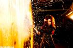 Demi Lovato Smashing Glass in Picture From Tyler Shields' Photo Shoot