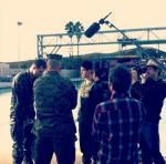 First Look of Katy Perry Filming 'Part of Me' Video on Military Base