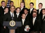 Video: David Beckham Ribbed by Obama During L.A. Galaxy's Visit to the White House