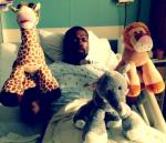 50 Cent Tweets Photos of Him in Hospital Bed, Hints at Surgery