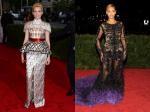 MET Ball 2012: Elizabeth Banks Channels Effie Trinket, Beyonce Knowles Stuns in Sheer Gown