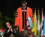 Pics: Shaquille O'Neal Receives His Doctoral Degree in Education