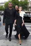 Kim Kardashian and Kanye West Attend Stephane Rolland's Fashion Show