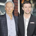 Clint Eastwood and Justin Timberlake All Smiles at 'Trouble with the Curve' Premiere