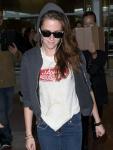 Kristen Stewart Wears Stained T-Shirt in Paris Ahead of Fashion Week Show