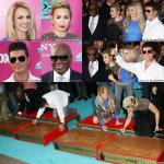 'X Factor' Judges Get Their Hands Dirty at Season 2 Screening and Handprint Ceremony