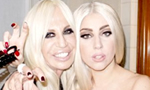 Lady GaGa Appears Topless in a Photograph With Donatella Versace