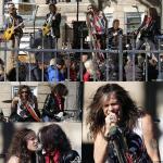 Aerosmith Play Free Concert in Front of Old Boston Apartment