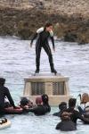 Jennifer Lawrence Gets Wet When Filming 'Catching Fire' Tribute Scene in Hawaiian Beach