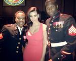 Kim Kardashian Accompanies Sgt. Martin Gardner at Marine Corps Ball 2012