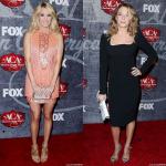 Carrie Underwood and LeAnn Rimes Dazzle on Red Carpet of 2012 American Country Awards