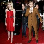 Emma Stone Is Sexy in Red, Ryan Gosling Brings Charm at 'Gangster Squad' Premiere