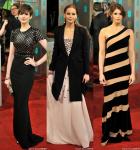 Anne Hathaway, Jennifer Lawrence and Gemma Arterton Rock 2013 BAFTAs Red Carpet