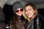 Selena Gomez Lets Fans in Her Car at LAX
