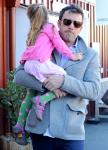 Ben Affleck Tried to Kick Paparazzi While Stepping Out With Daughter Seraphina