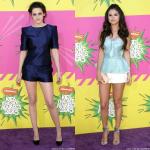 Kids' Choice Awards 2013: Kristen Stewart and Selena Gomez Cute in Tiny Shorts