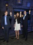 Kate Middleton Joins Prince William and Harry in Warner Bros. Studio Tour