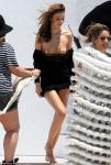 Miranda Kerr Has Double Nip Slip During Blustery Photoshoot