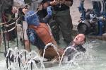 New 'X-Men: Days of Future Past' Set Pics: Beast Drowns Magneto in Fountain