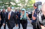Amanda Bynes Shows Up in Court Wearing Sweat Pants and Blue Wig