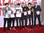 One Direction Makes It Rain Popcorn During 'This Is Us' Photocall