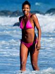 Gabrielle Union's Bikini Bottoms Almost Come Undone at the Beach