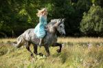 Lily James Horseback Riding in First Picture of Disney's 'Cinderella'
