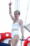 Miley Cyrus Gets Emotional When Performing 'Wrecking Ball' at iHeartRadio Festival