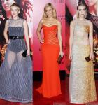 Jennifer Lawrence, Elizabeth Banks and Jena Malone Wow at 'Catching Fire' L.A. Premiere