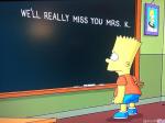 'The Simpsons' Pays Tribute to Marcia Wallace in Chalkboard Gag