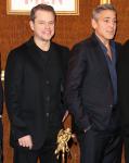 George Clooney and Matt Damon Visit White House to Screen 'Monuments Men'