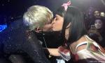 Katy Perry Got Smooched on the Lips by Miley Cyrus