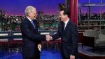 David Letterman 'Flattered' That CBS Chose Stephen Colbert as His Replacement