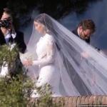 Picture of Kim Kardashian in Her Givenchy Wedding Dress Arrives Online