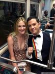 Jimmy Kimmel Rides Subway to 2014 Emmys, Sports Rainbow Suspenders in Honor of Robin Williams
