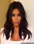 Kim Kardashian Sports Shorter Hairdo in Instagram Photo