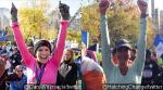 Caroline Wozniacki and Teri Hatcher Complete NYC Marathon